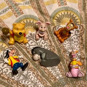 Lot of six late ‘80’s Disney Miniatures from the Magic Kingdom